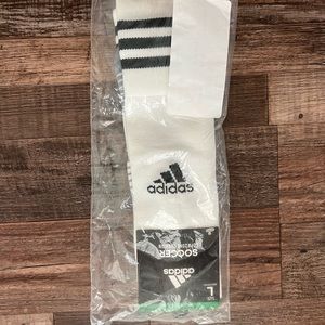 NWT - White and Black Adidas Soccer Copa Zone Cushion Socks - Climate